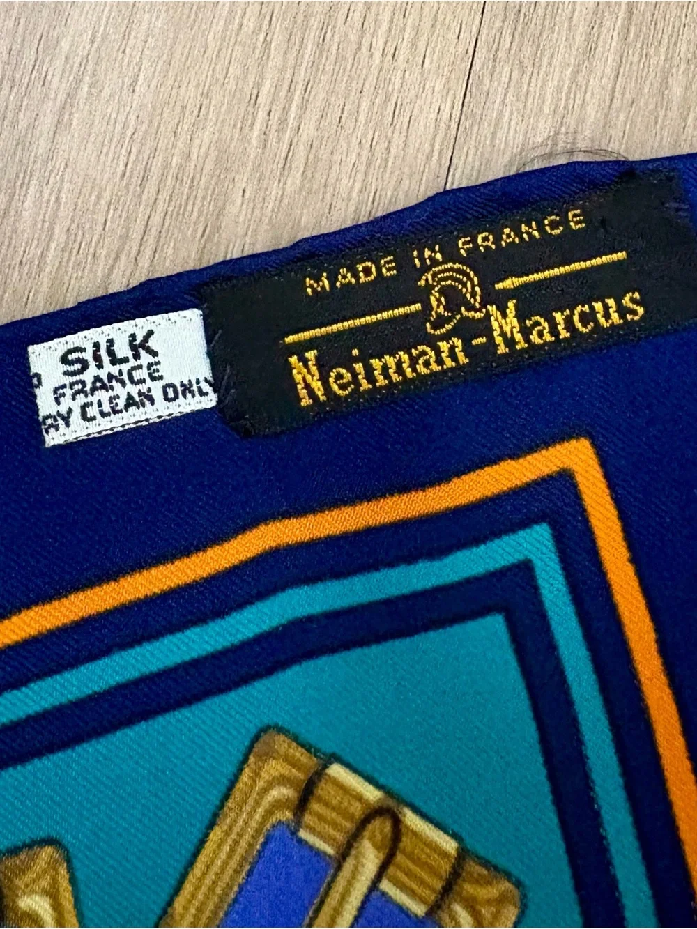 Vintage Hermes Les Sangles Forever Silk Scarf (34.5” X 34.5”) - Picture 7 of 11